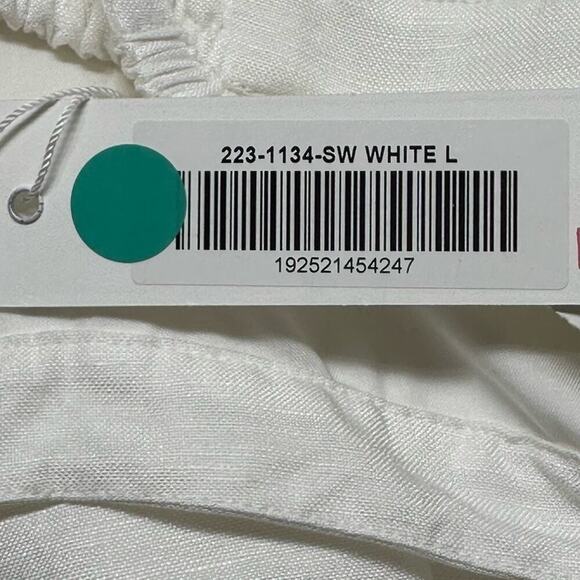 NWT | Jonathan Simkai | Kitzia Linen Bustier Midi Dress | White | Large - Picture 10 of 14